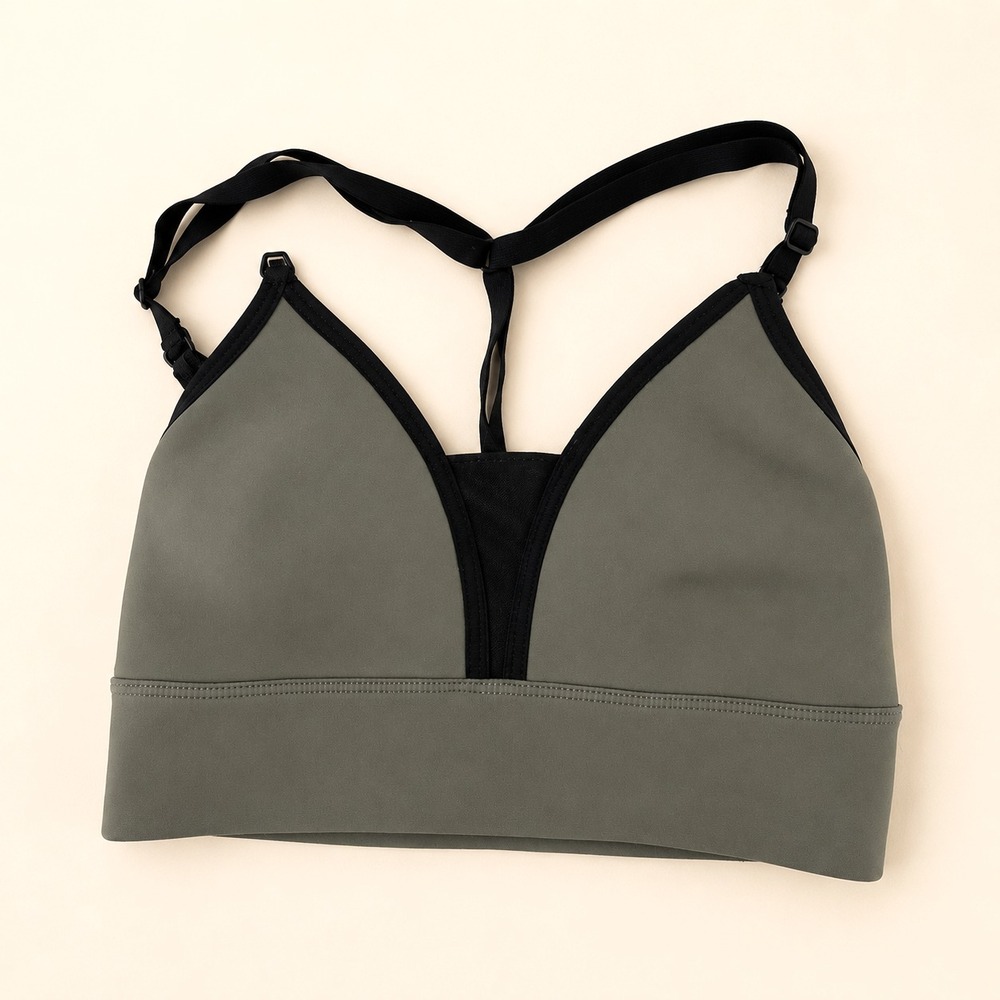 Blanqi Racerback Small Olive Sports Bar